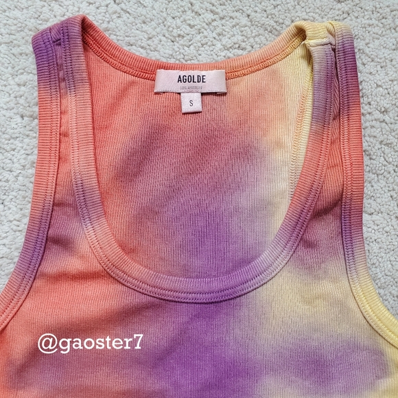 Agolde Ribbed Tank Bodysuit - Picture 6 of 10